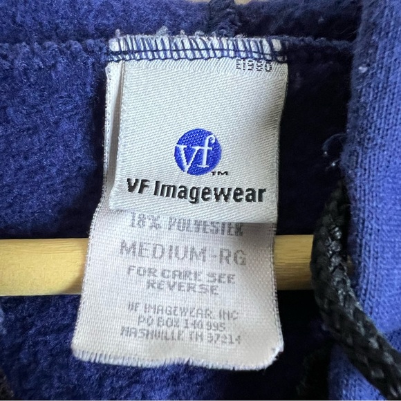 Vintage AT&T VF Imagewear Zip Hoodie Medium - Picture 4 of 5